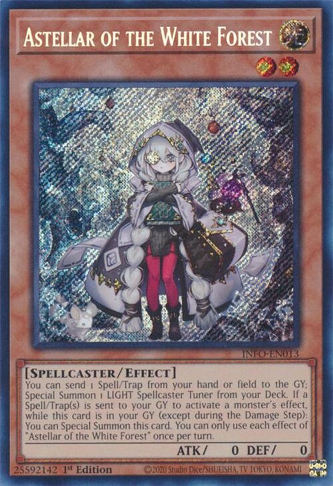 Astellar of the White Forest (INFO-EN013) - Secret Rare
