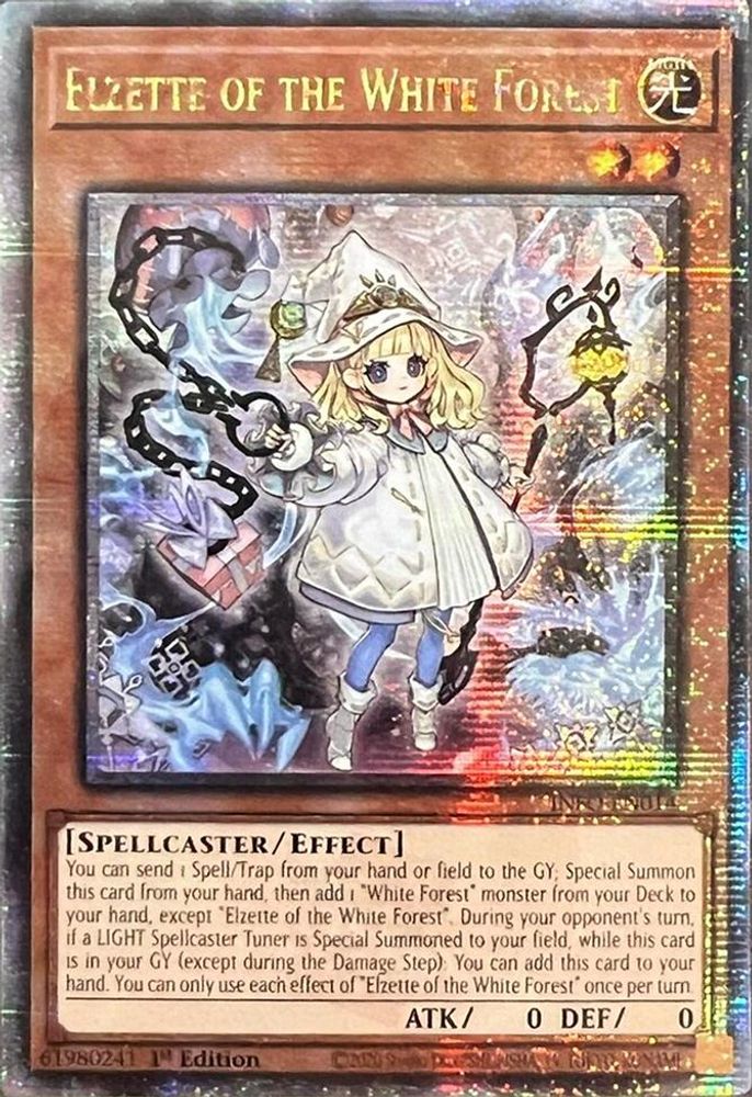 Elzette de la Forêt Blanche (Quart de siècle secret rare) [INFO-EN014] Quart de siècle secret rare 