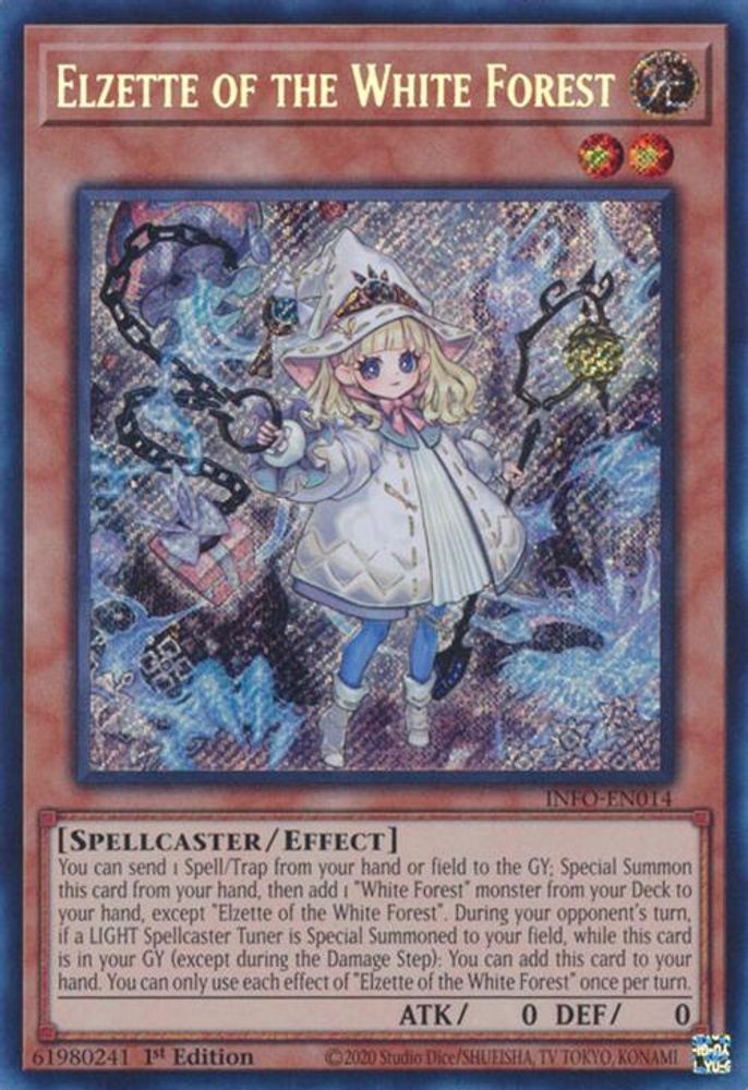 Elzette de la Forêt Blanche [INFO-EN014] Secret Rare 
