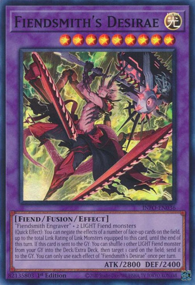 Fiendsmith's Desirae (INFO-EN036) - Super Rare
