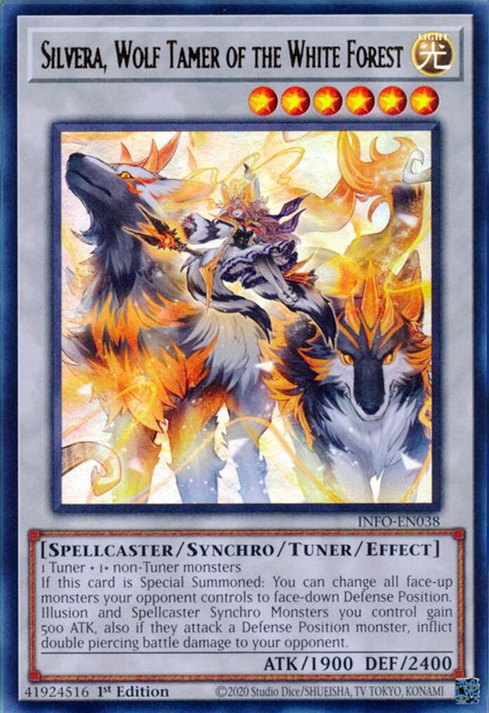 Silvera, Wolf Tamer of the White Forest (INFO-EN038) - Ultra Rare