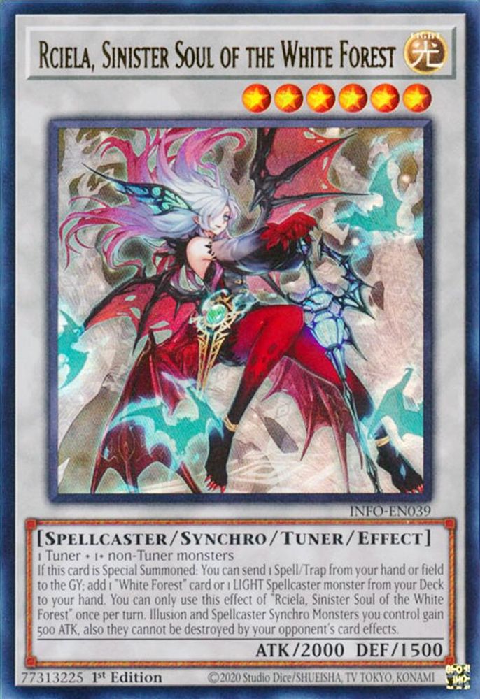 Rciela, Sinister Soul of the White Forest (INFO-EN039) - Ultra Rare