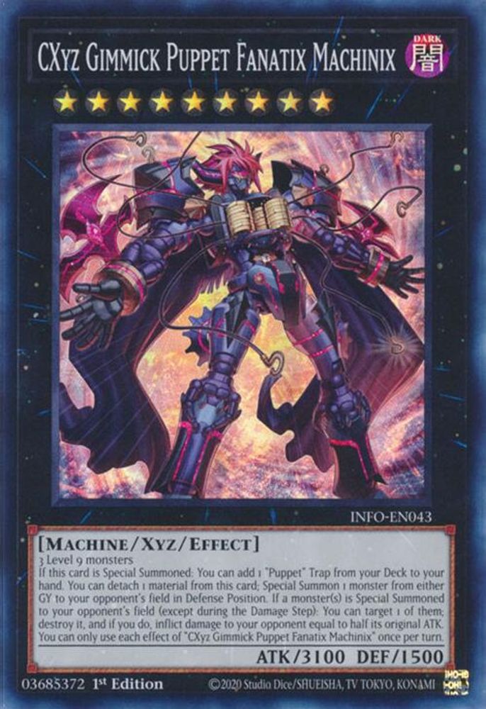 CXyz Gimmick Puppet Fanatix Machinix (INFO-EN043) - Super Rare