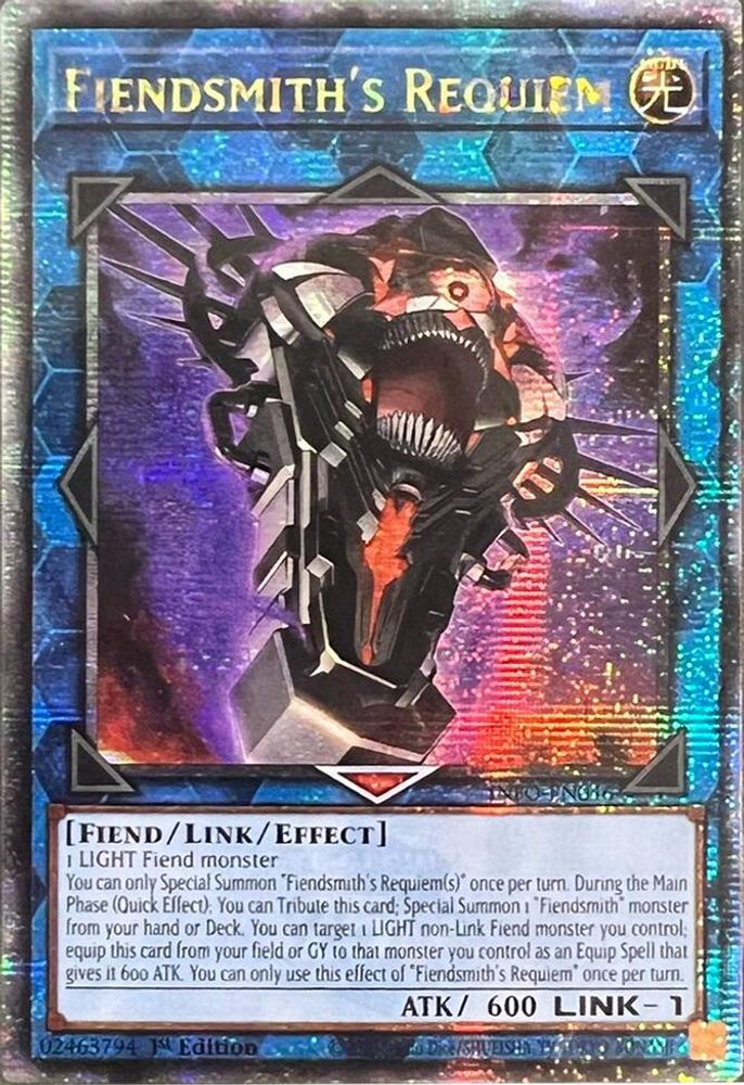 Fiendsmith's Requiem (Quarter Century Secret Rare) (INFO-EN046) - Quarter Century Secret Rare