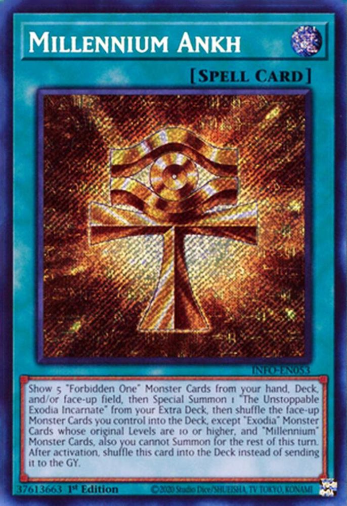 Millennium Ankh (INFO-EN053) - Secret Rare