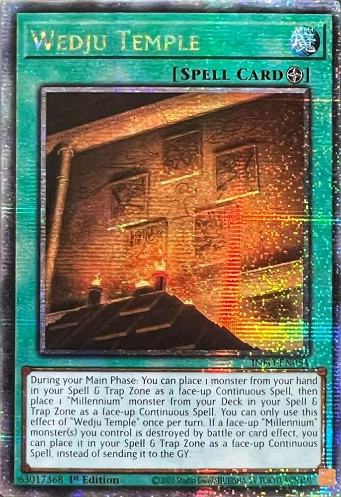 Wedju Temple (Quarter Century Secret Rare) (INFO-EN054) - Quarter Century Secret Rare
