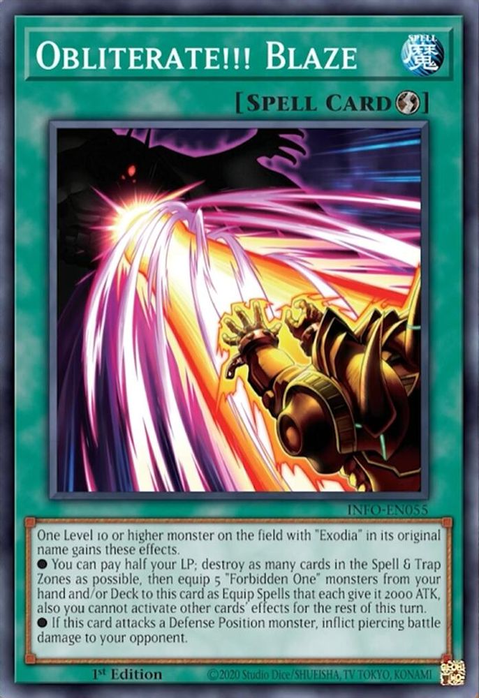 Obliterate!!! Blaze (INFO-EN055) - Super Rare