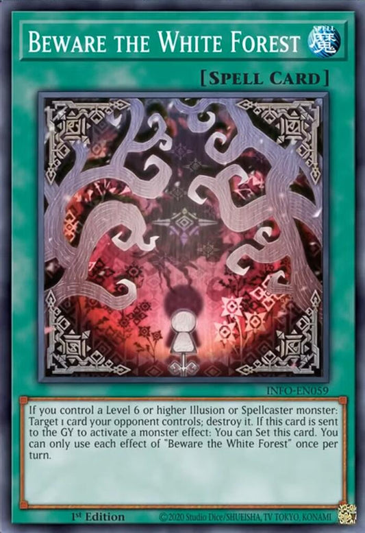 Beware the White Forest (INFO-EN059) - The Infinite Forbidden 1st Edition