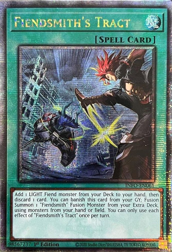 Fiendsmith's Tract (Quarter Century Secret Rare) (INFO-EN061) - Quarter Century Secret Rare