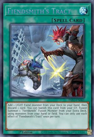 Fiendsmith's Tract (INFO-EN061) - The Infinite Forbidden 1st Edition