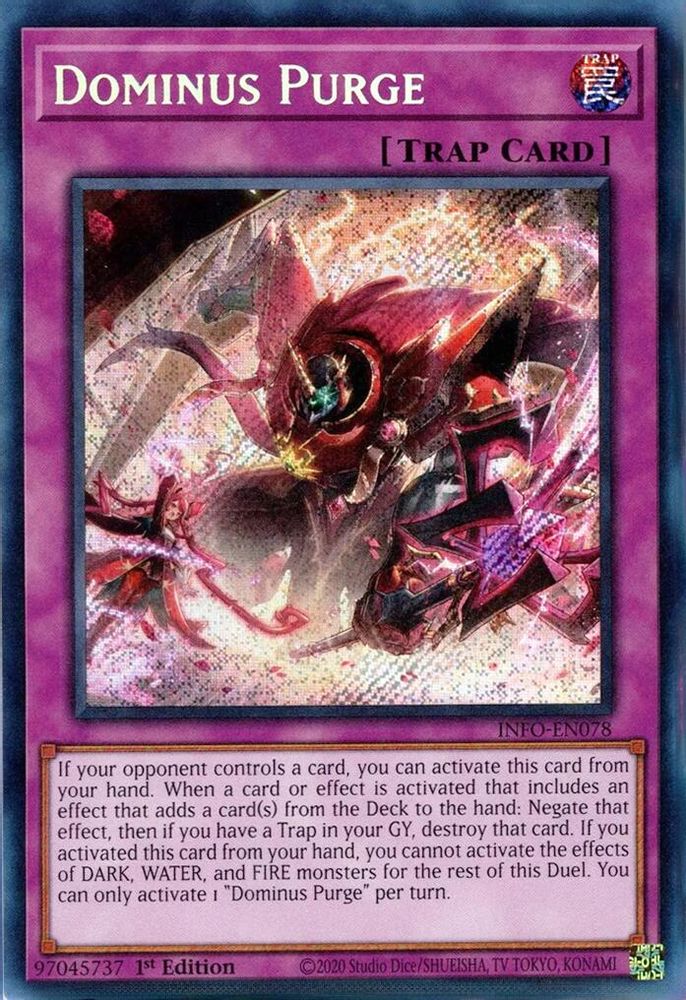 Dominus Purge (INFO-EN078) - Secret Rare