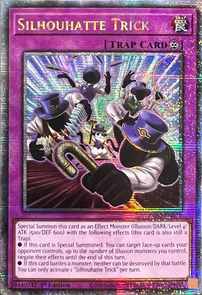 Silhouhatte Trick (Quarter Century Secret Rare) (INFO-EN079) - Quarter Century Secret Rare
