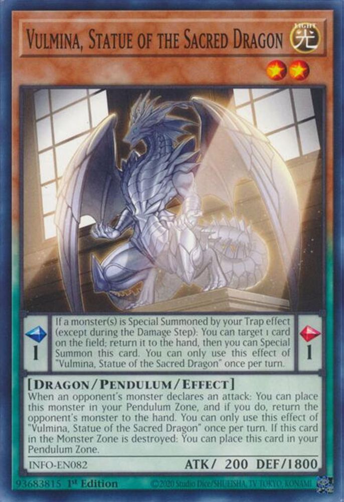 Vulmina, Statue of the Sacred Dragon (INFO-EN082) - Common