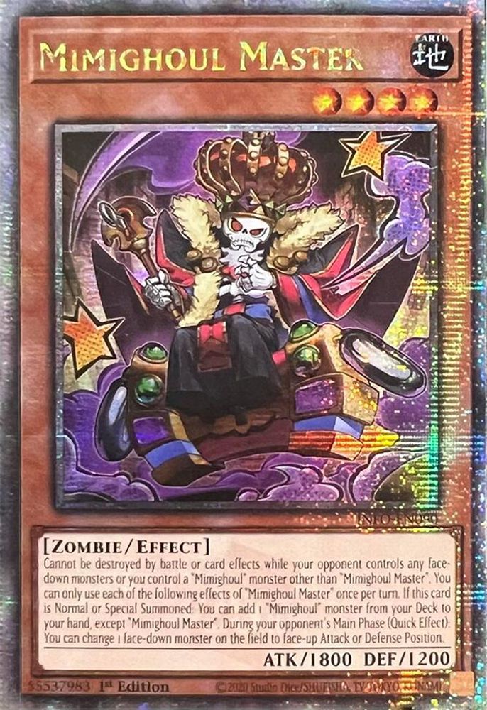 Mimighoul Master (Quarter Century Secret Rare) (INFO-EN090) - Quarter Century Secret Rare