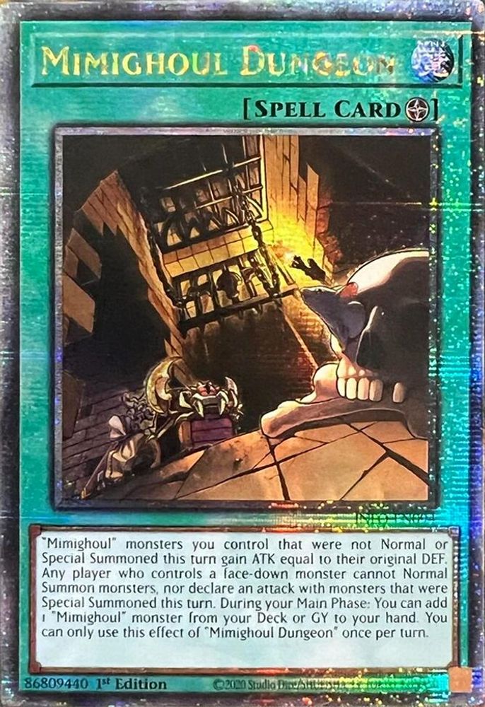 Mimighoul Dungeon (Quarter Century Secret Rare) (INFO-EN094) - Quarter Century Secret Rare
