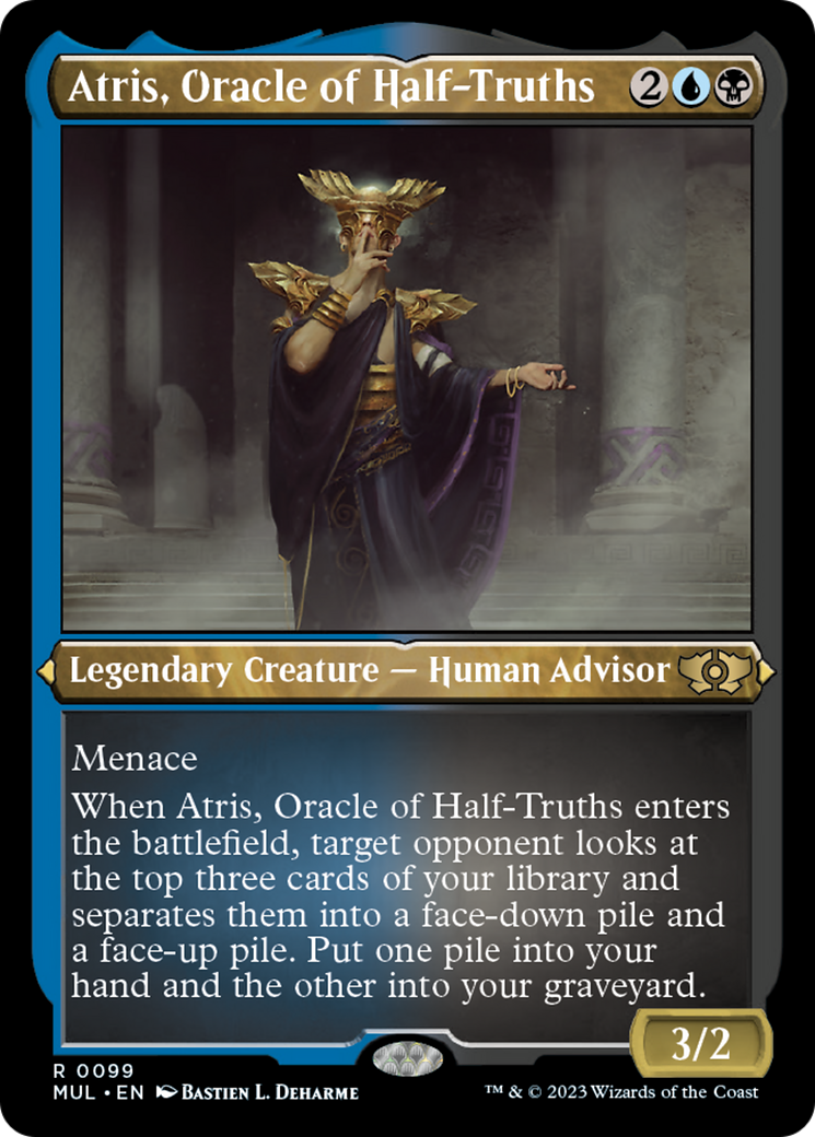 Atris, Oracle des demi-vérités (Foil Etched) [Légendes multivers] 