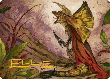 Hired Claw Art Card (Gold-Stamped Signature) (ASBLB-039) - Art Series: Bloomburrow