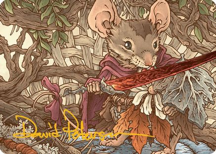 Mabel, Heir to Cragflame Art Card (Gold-Stamped Signature) (ASBLB-045) - Art Series: Bloomburrow