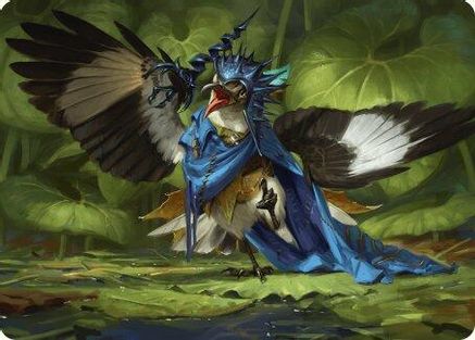 Mockingbird Art Card (ASBLB-009) - Art Series: Bloomburrow