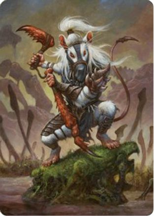 Ink-Eyes, Servant of Oni Art Card (ASBLB-050) - Art Series: Bloomburrow