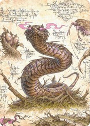 Rottenmouth Viper Art Card (ASBLB-036) - Art Series: Bloomburrow