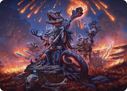 Valley Flamecaller Art Card (ASBLB-021) - Art Series: Bloomburrow