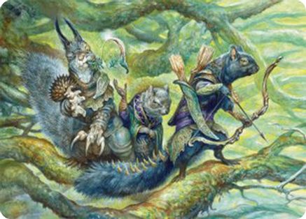 The Odd Acorn Gang Art Card (ASBLB-032) - Art Series: Bloomburrow