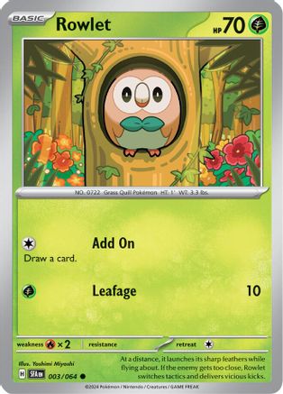 Rowlet 003  - Common