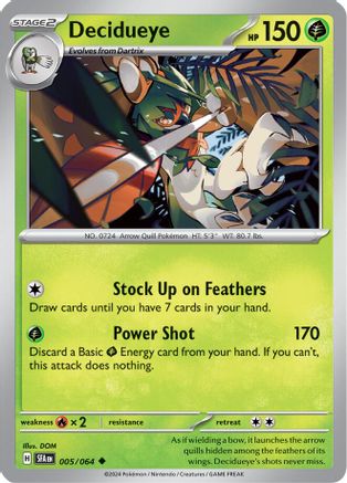 Decidueye (005/064) [Écarlate et violet : Fable enveloppée] 