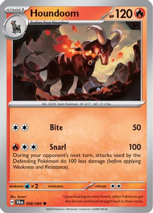 Houndoom 008/064  - Common