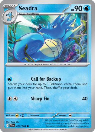 Seadra (011/064) [Écarlate et Violet : Fable enveloppée] 