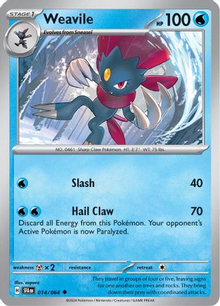 Weavile 014  - Uncommon