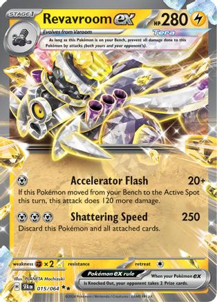 Revavroom ex 015/064  - Holofoil - Double Rare