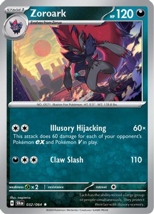 Zoroark (032/064) [Écarlate et Violet : Fable enveloppée] 