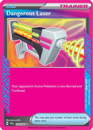Dangerous Laser 058  - Holofoil - ACE SPEC Rare