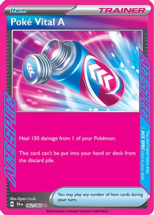 Poke-Vital A (062/064) [Écarlate et Violet : Fable enveloppée] 