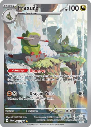 Fraxure (077/064) [Écarlate et violet : Fable enveloppée] 