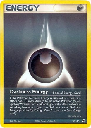 Darkness Energy (Special) - 93/109 (No E-Reader)/109  - Rare