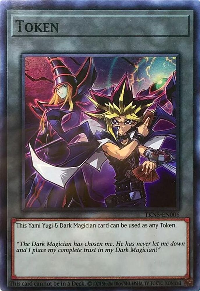 Token: Yami Yugi & Dark Magician (TKN5-EN006) - Super Rare