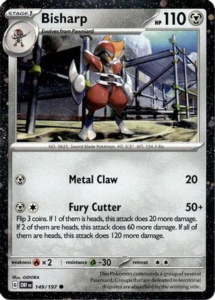 Bisharp (Cosmos Holo) 149/197  - Holofoil - Promo
