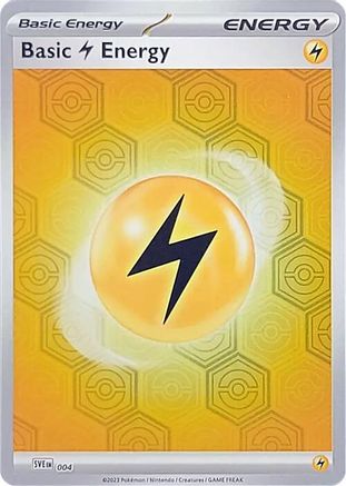 Basic Lightning Energy 004  - Reverse Holofoil - Common