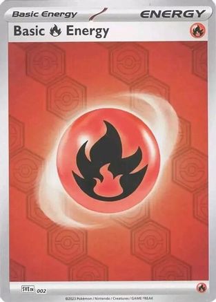Basic Fire Energy 002  - Reverse Holofoil - Common
