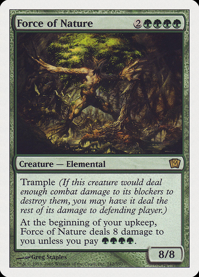 Force of Nature (9e édition) [Cartes surdimensionnées] 