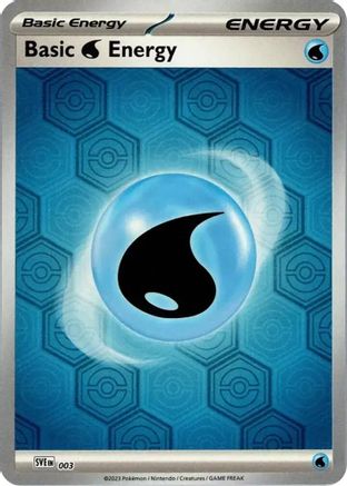 Basic Water Energy 003  - Reverse Holofoil - Common