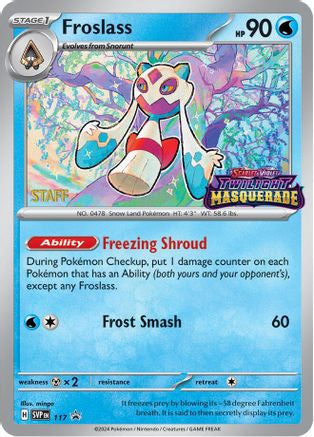 Froslass (Prerelease) [Staff] 117  - Holofoil - Promo