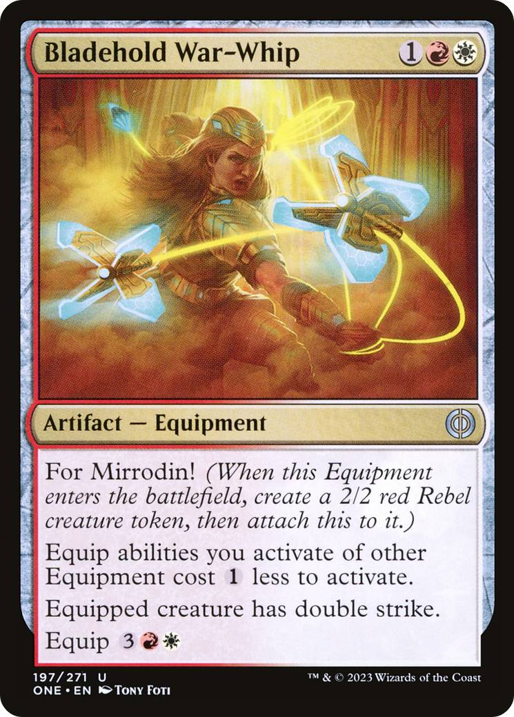 Fouet de guerre Bladehold [Phyrexia : Tous seront un] 