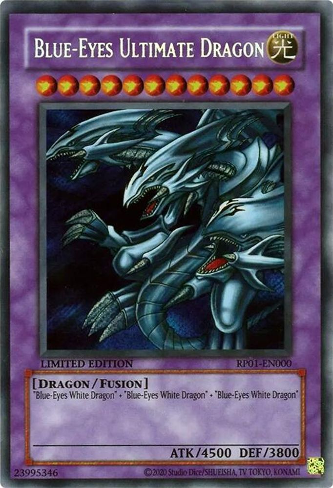 Blue-Eyes Ultimate Dragon (RP01-EN000) - Secret Rare