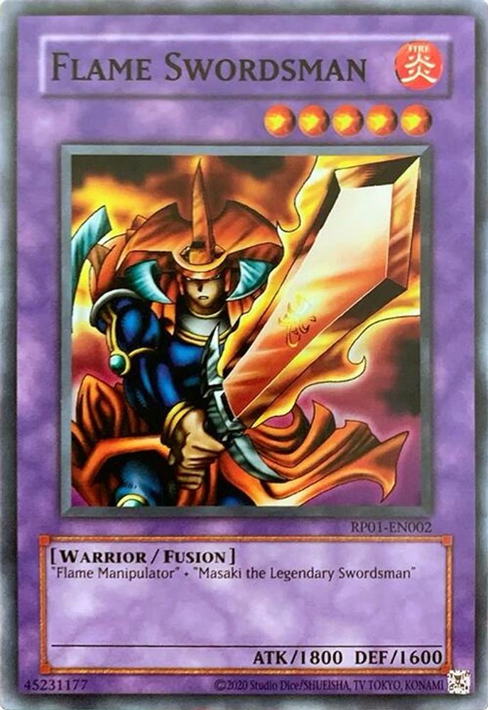 Flame Swordsman (RP01-EN002) - Common