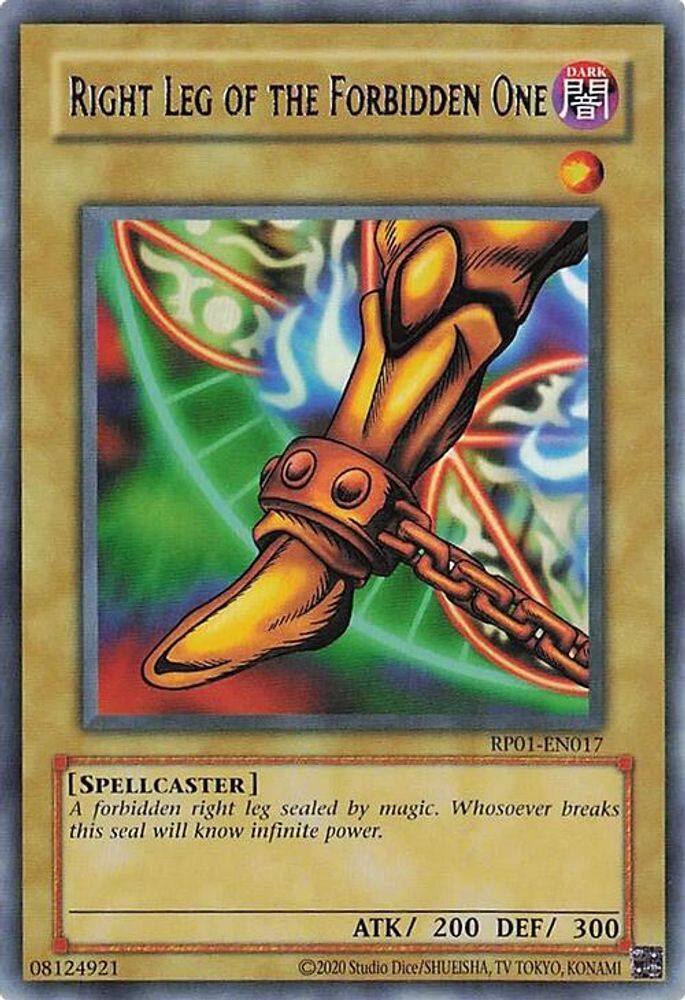 Right Leg of the Forbidden One (RP01-EN017) - Rare
