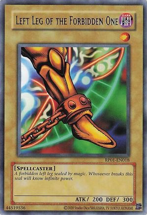 Left Leg of the Forbidden One (RP01-EN018) - Rare